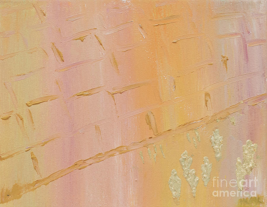 Gold Leaf Kotel Painting by Henya Gutnick Gold Leaf Kotel Painting by Henya Gutnick