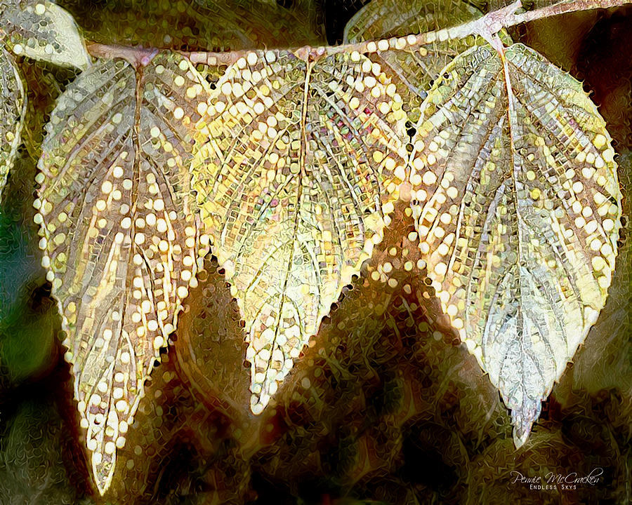 Gold Leaf Digital Art by Pennie McCracken