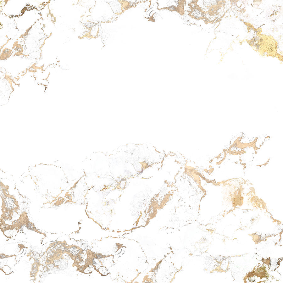 Gold Marble Abstract Digital Art