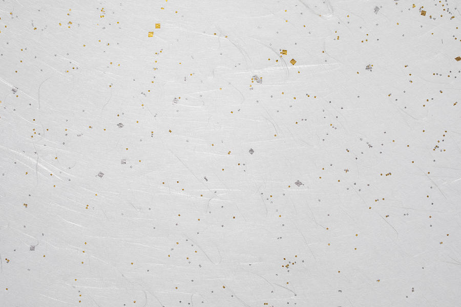 Gold silver foil Washi paper texture background Photograph by Katsumi Murouchi