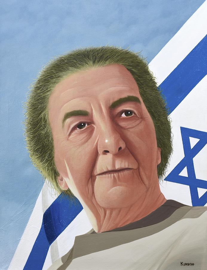 Golda Meir Painting by Kenneth M Kirsch