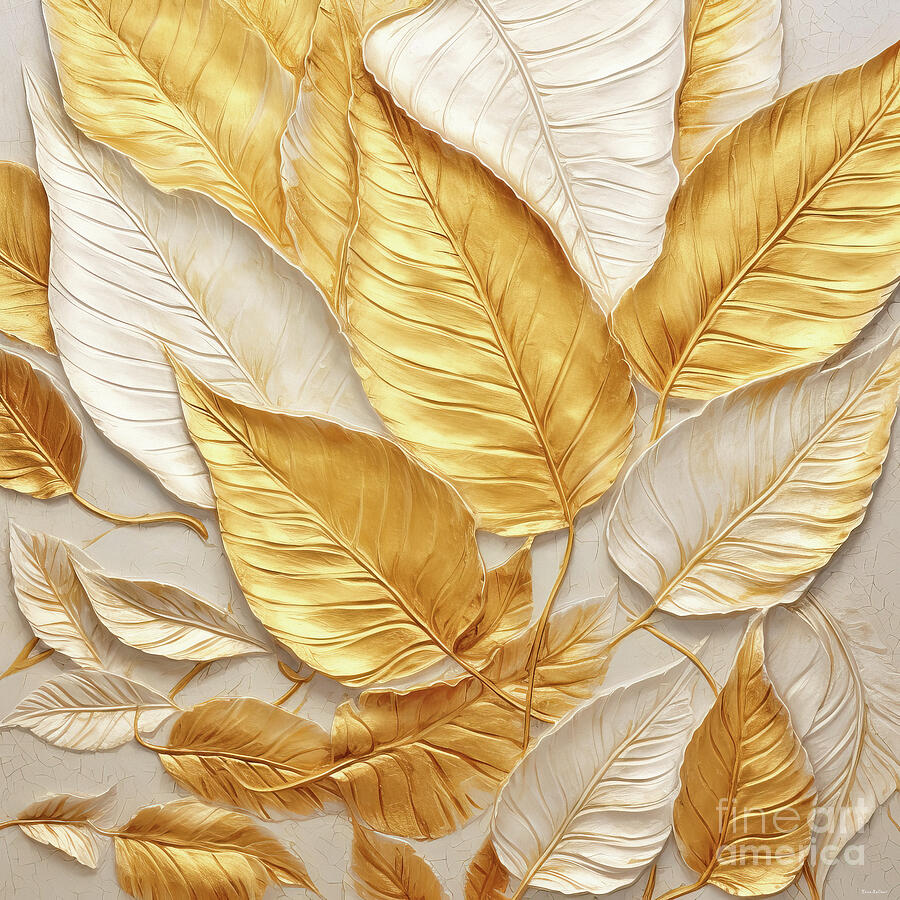 Golden Blades Painting by Tina LeCour
