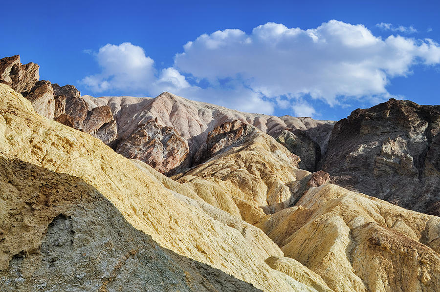 Golden Canyon Badlands Death Valley Photograph by Kyle Hanson