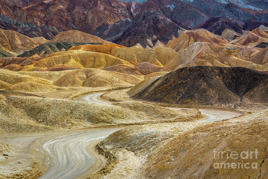 Golden Canyon in Death Valley Photograph by Mimi Ditchie