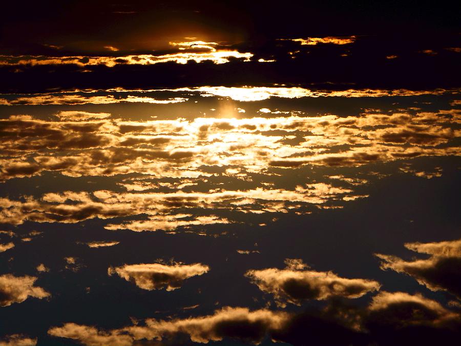 Golden Clouds Photograph by Dietmar Scherf