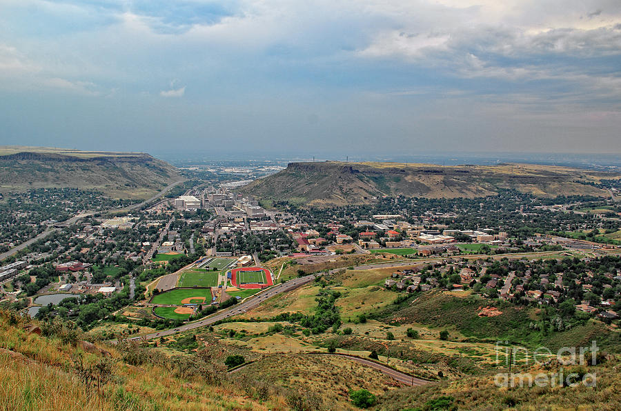 Golden, Colorado Overview Photograph by Earl Johnson