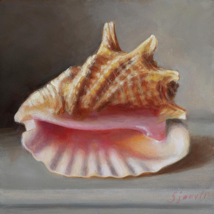 Golden Conch Painting By Susan N Jarvis - Fine Art America