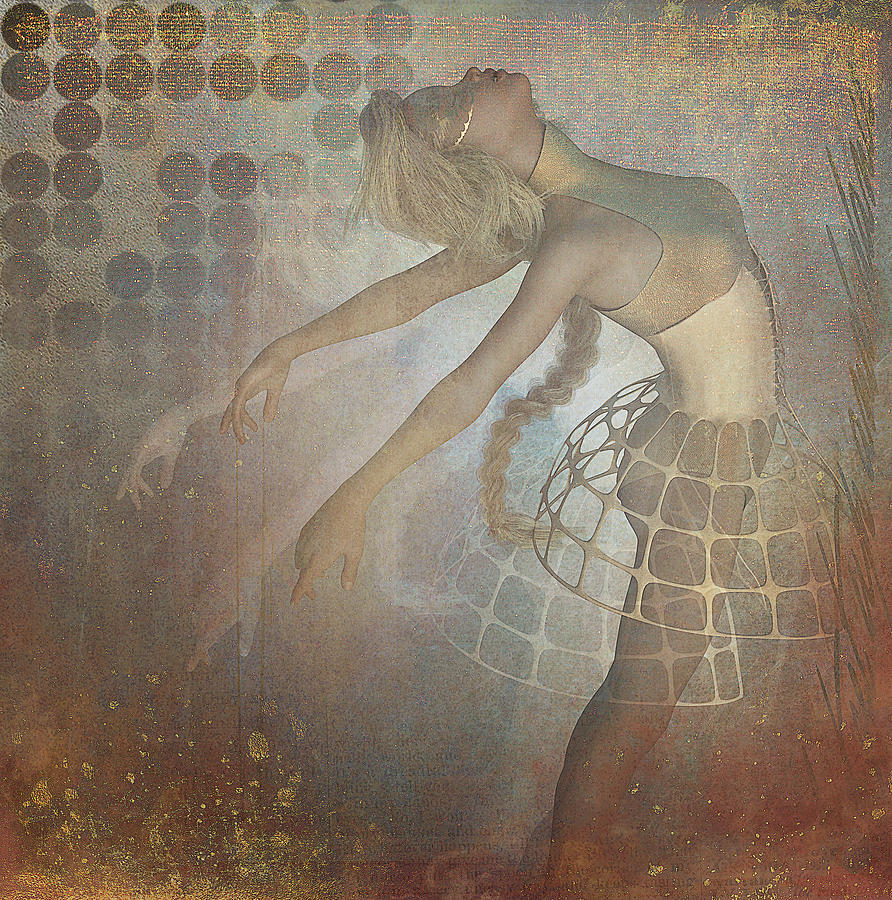 Golden dancer Digital Art by Alisa Williams