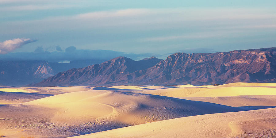 Golden Dunes at White Sands National Park Photograph by Alex Mironyuk