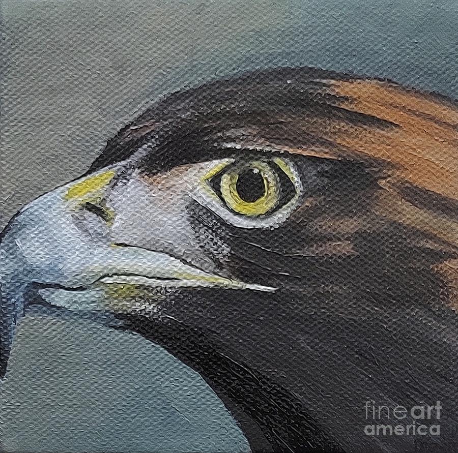 Golden Eagle 2 Painting by Lisa Dionne