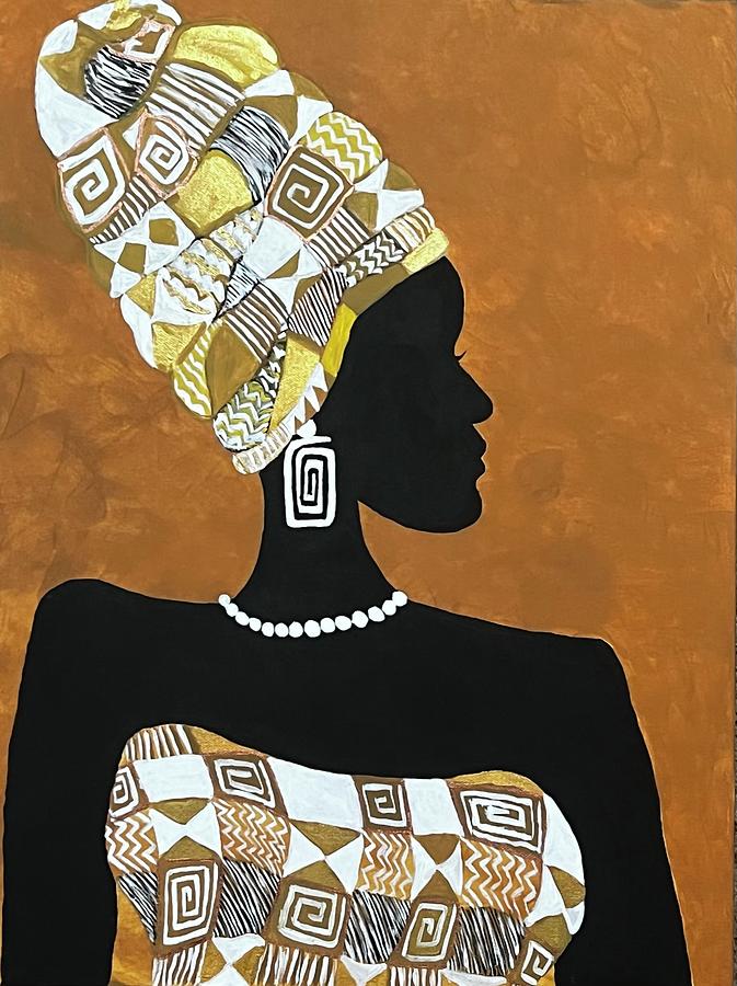 Golden Elegance Painting by Devan Brie Green - Fine Art America