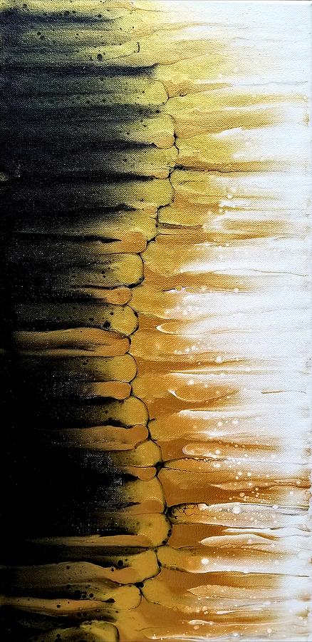 Golden Flames Painting by Sue Goldberg - Fine Art America