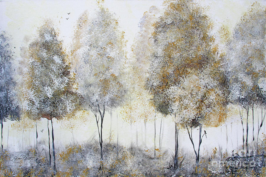 Golden Forest A Painting by Jean Plout