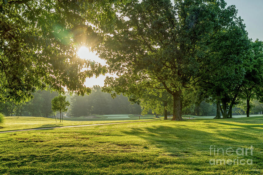 Golden Fremont Hills Golf Sunrise Photograph by Jennifer White