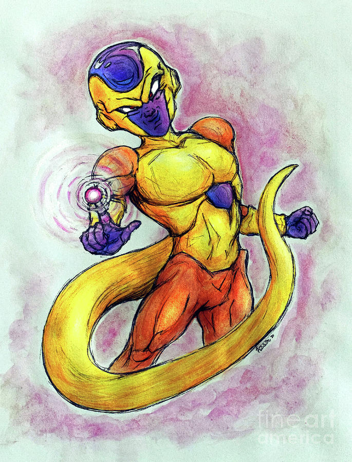 Freeza Ange  Dragon ball painting, Dragon ball artwork, Dragon