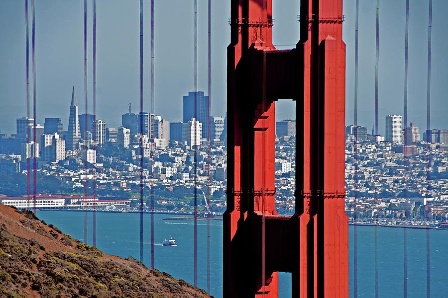 Golden Gate Skyline Photograph by Dennis Cox Photo Explorer