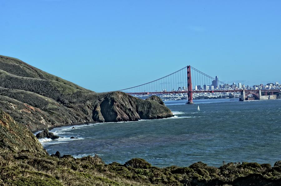 Golden Gate and Cove Photograph by Maggy Marsh