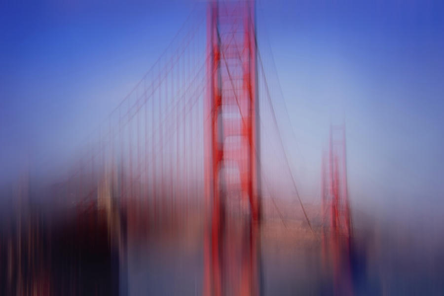 Golden Gate Beauty Digital Art by Terry Davis