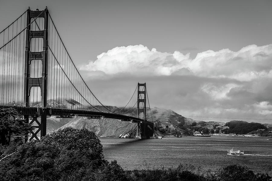 Golden Gate Bridge BW III by James L Bartlett Golden Gate Bridge BW III by James L Bartlett