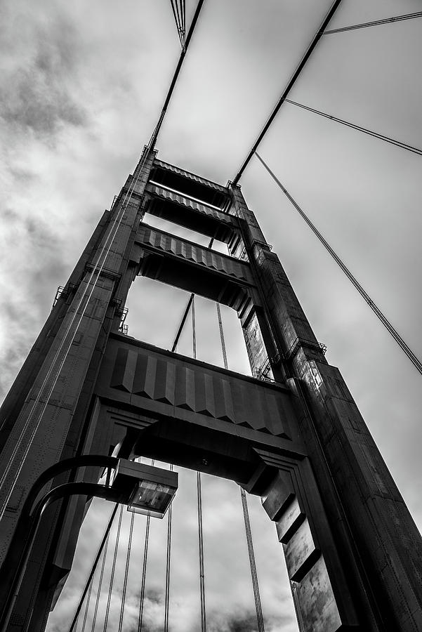 Golden Gate Bridge BW by James L Bartlett Golden Gate Bridge BW by James L Bartlett