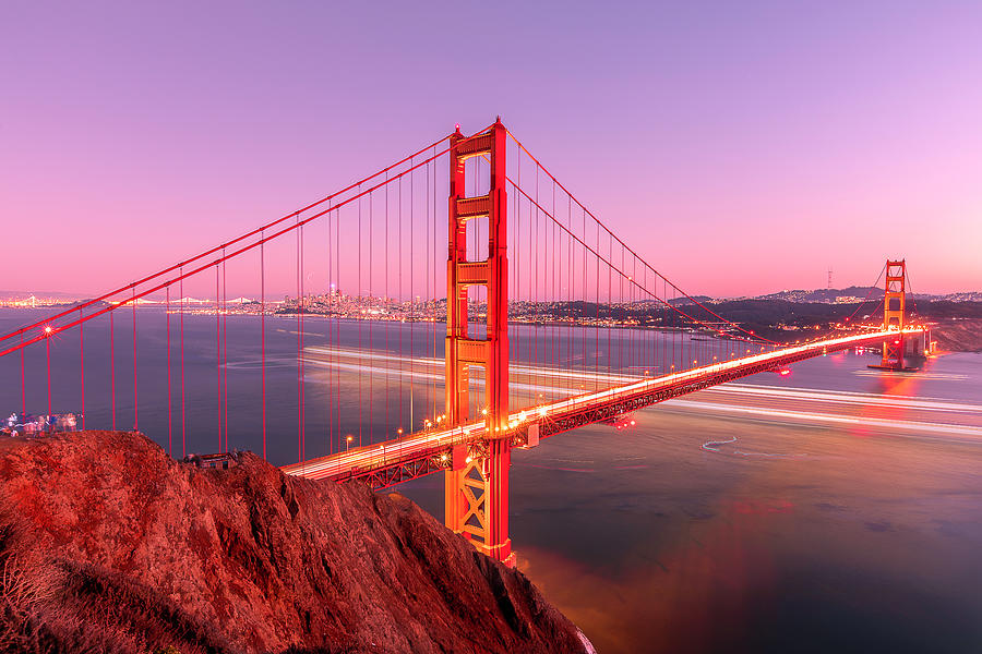 Golden Gate Bridge Digital Art by Chris Locke - Fine Art America