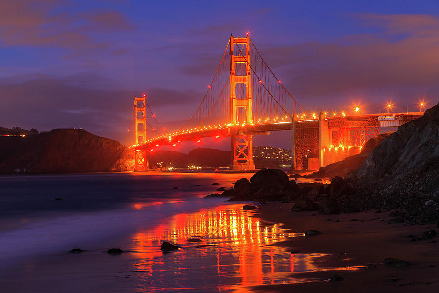San Francisco Photograph - Golden Gate Bridge by Erick Castellon