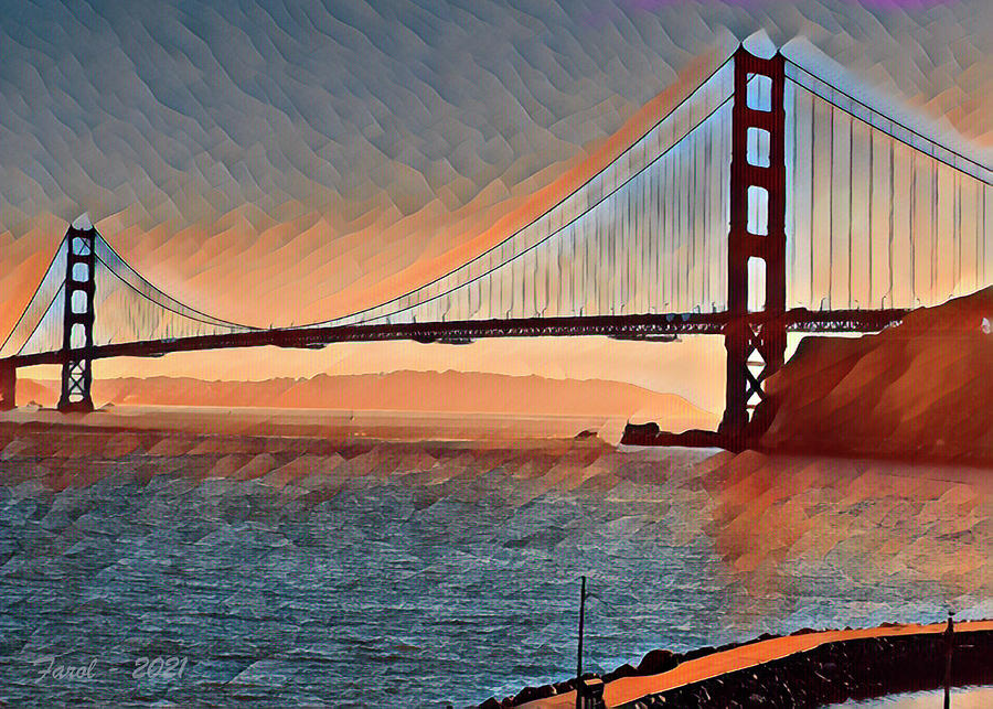Golden Gate Bridge Photograph by Farol Tomson