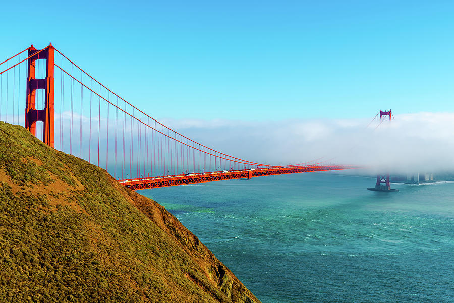Bridge Photograph - Golden Gate Bridge by Fernando Margolles