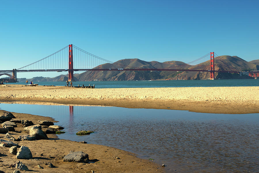 Golden Gate Bridge from the Beach Photograph by Matthew DeGrushe