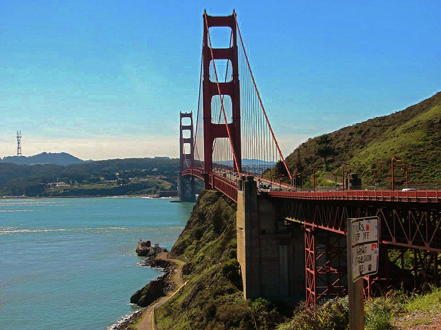 Golden Gate Bridge I Photograph by Carl Moore