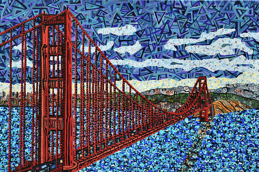 Golden Gate Bridge Painting by Micah Mullen