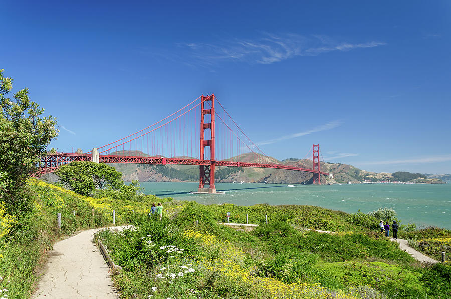 Golden Gate Bridge Park Photograph by Calado Art - Fine Art America