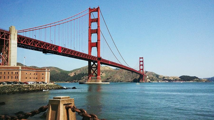 Golden Gate Bridge. Photography 3 Photograph by Masha Batkova