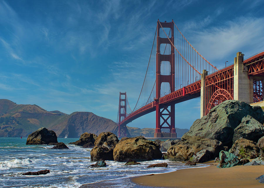 Golden Gate Bridge Photograph by Ron Grafe | Fine Art America