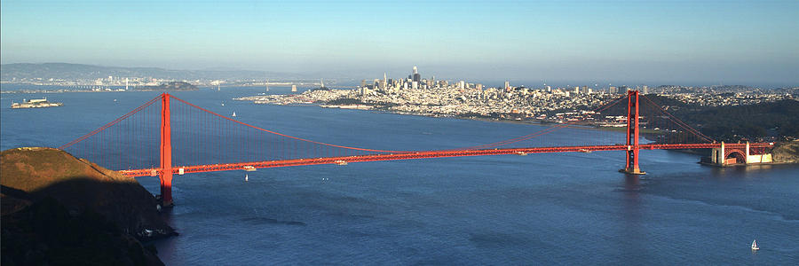 Golden Gate Bridge Span Photograph by Mark Norman