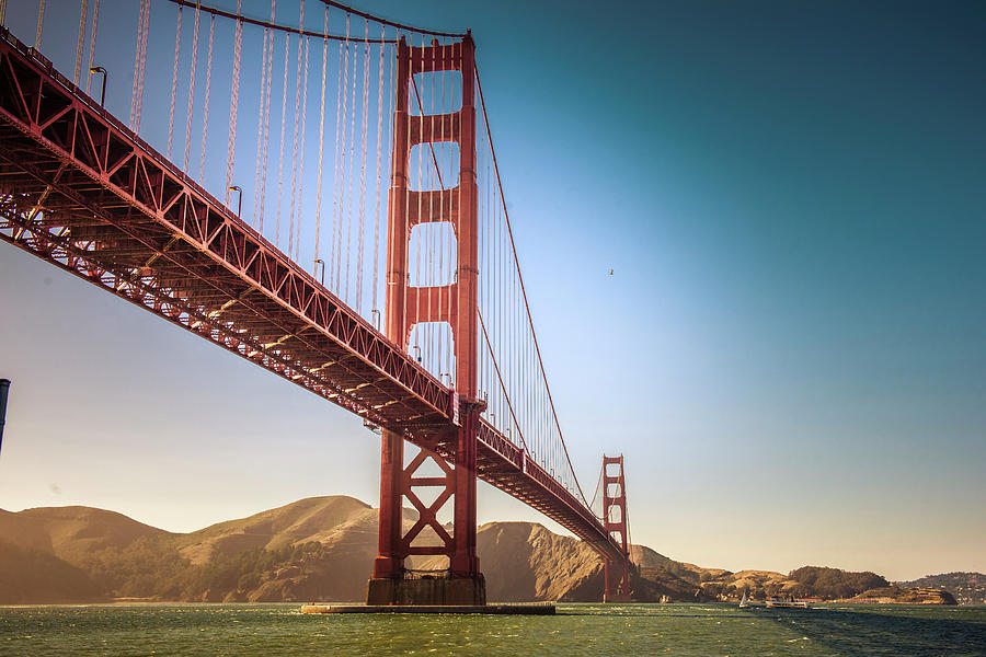 Golden Gate Bridge Sunset Photograph by Mark Peavy