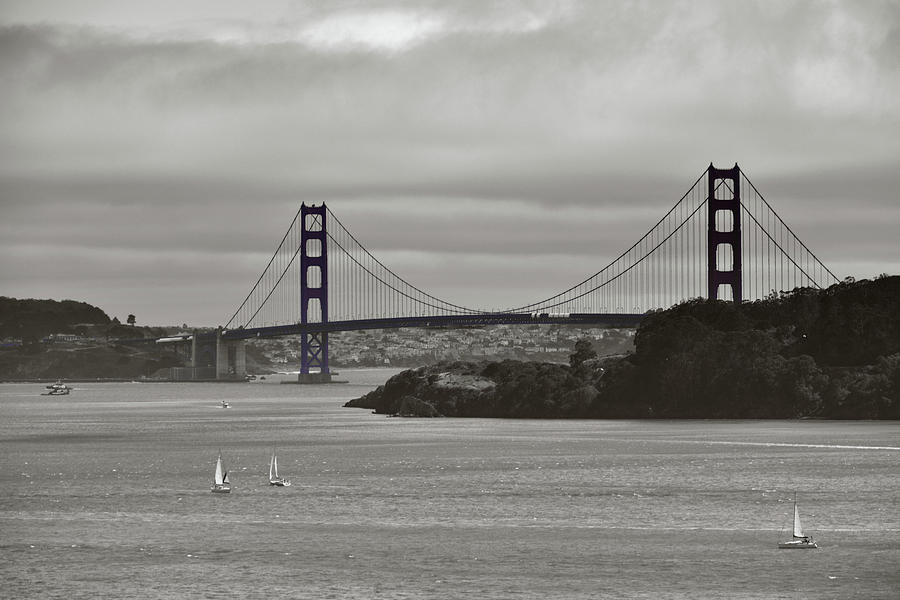 Golden Gate Bridge View from Belvedere Island Photograph by Mark Norman