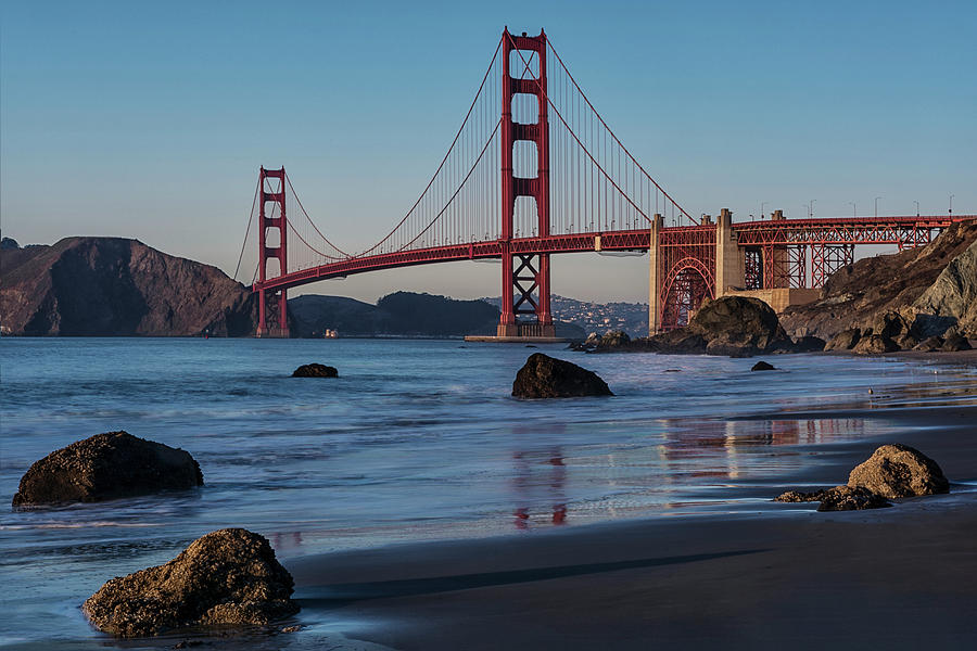Golden Gate Evening Photograph by Robert Fawcett