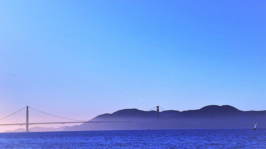 Golden Gate in Blue Photograph by Martin Stutzman - Fine Art America