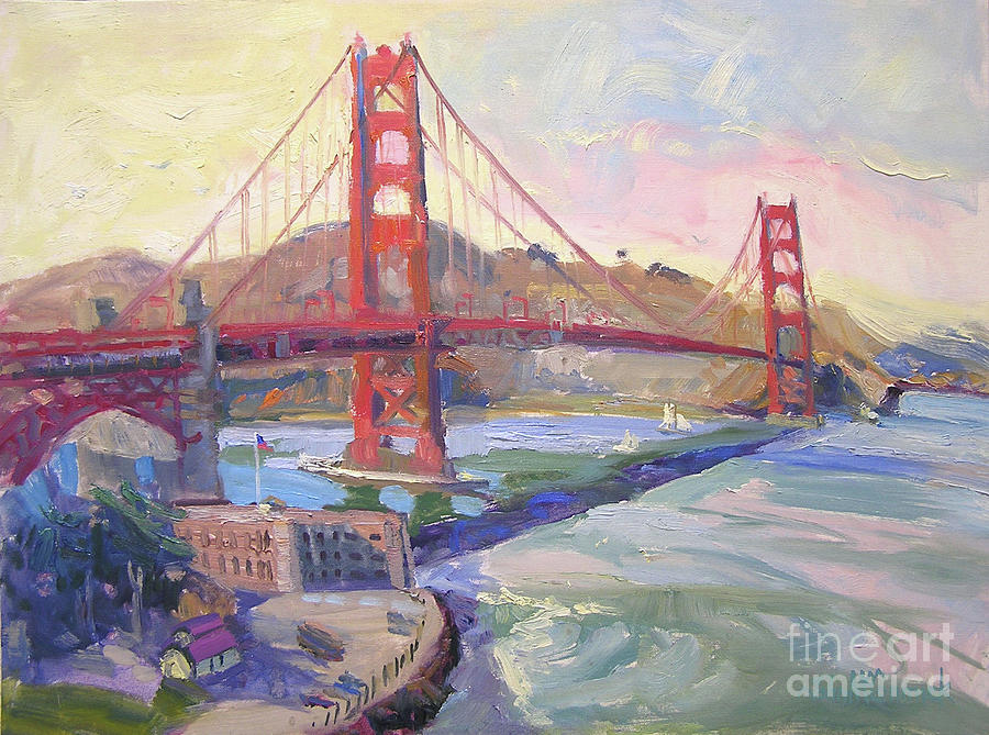 Golden Gate Painting by John McCormick