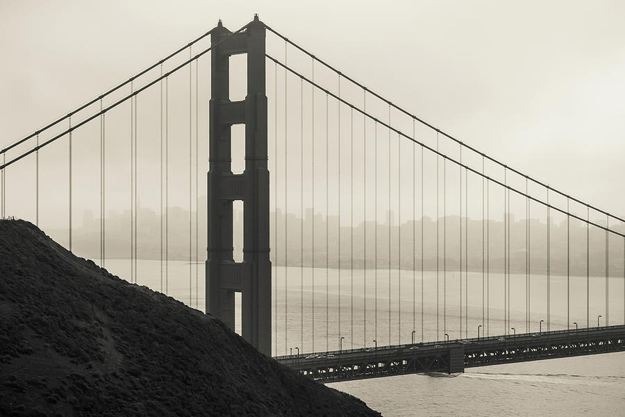 Golden Gate North Tower Photograph by Scott Rackers