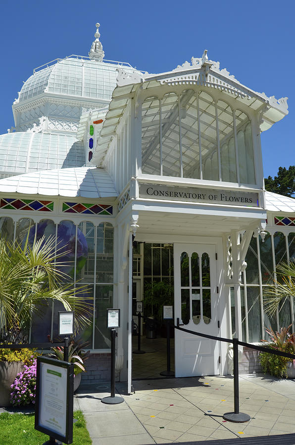 Golden Gate Park Conservatory of Flowers Entrance San Francisco CA Photograph by Shawn OBrien