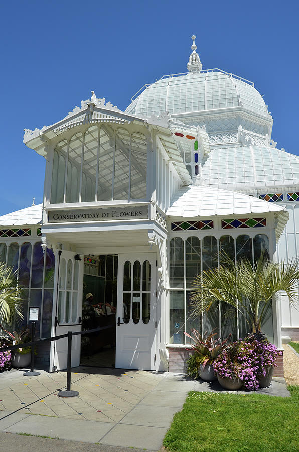 Golden Gate Park Conservatory of Flowers Entrance San Francisco Photograph by Shawn OBrien