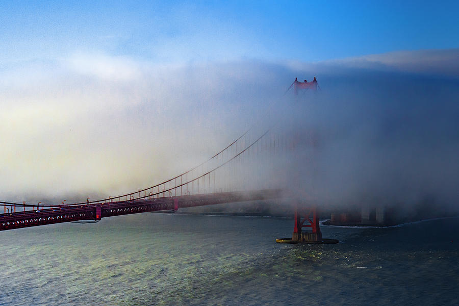 Golden Gate Transition Photograph by David Fountain