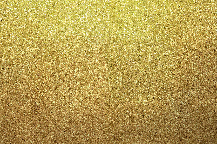 Golden glitter texture background Photograph by Katsumi Murouchi