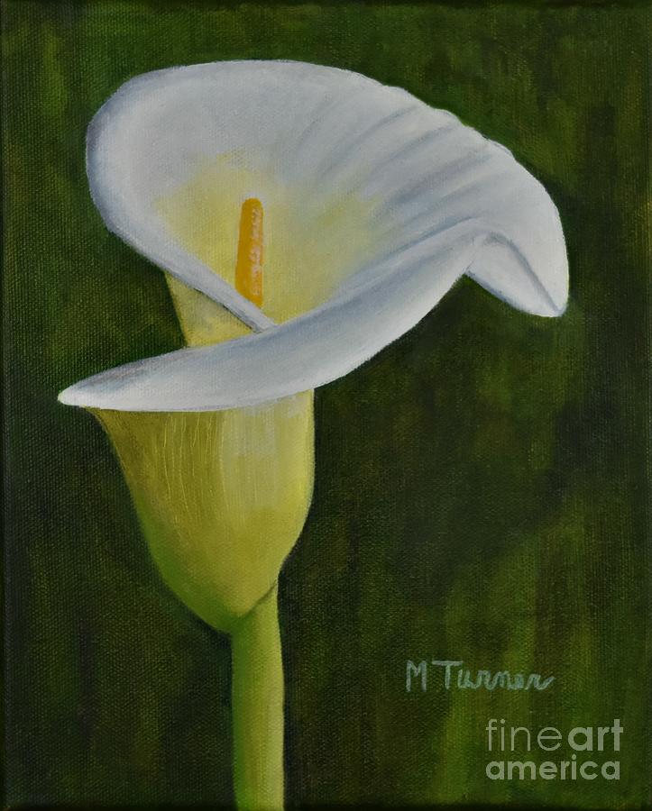 Golden glow lily Painting by Melvin Turner