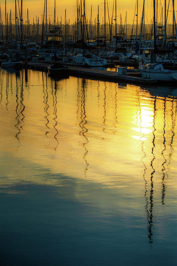 Golden Harbor 2 Photograph by Ryan Weddle