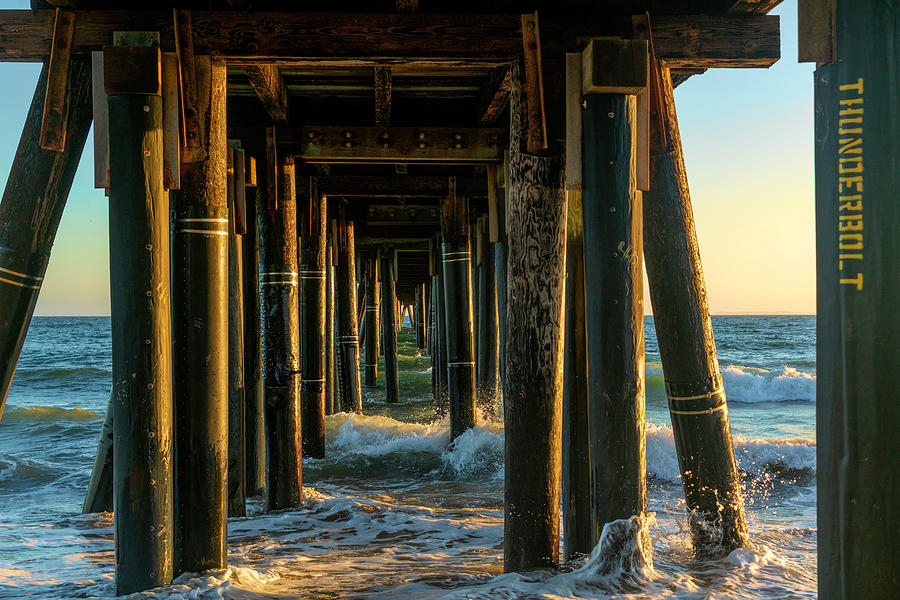 Golden Hour at Hueneme Pier Photograph by Lindsay Thomson