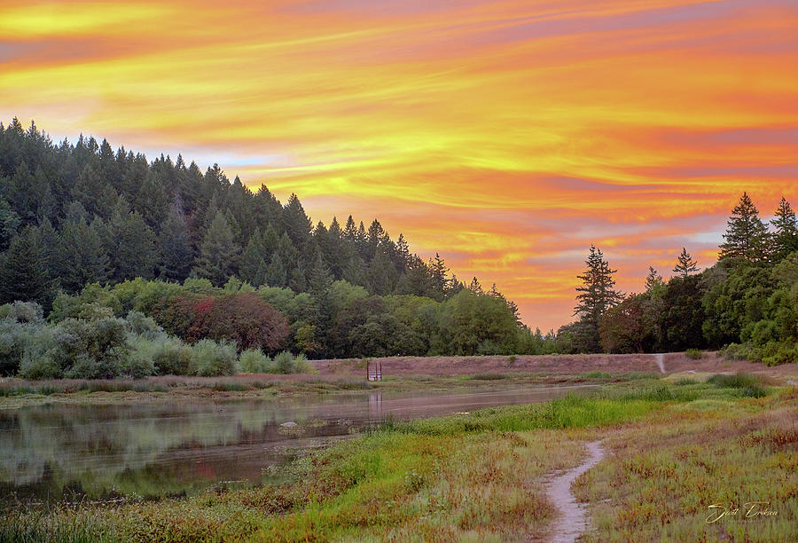 Golden Hour at Lake Ranch Reservoir Photograph by Scott Eriksen - Fine ...