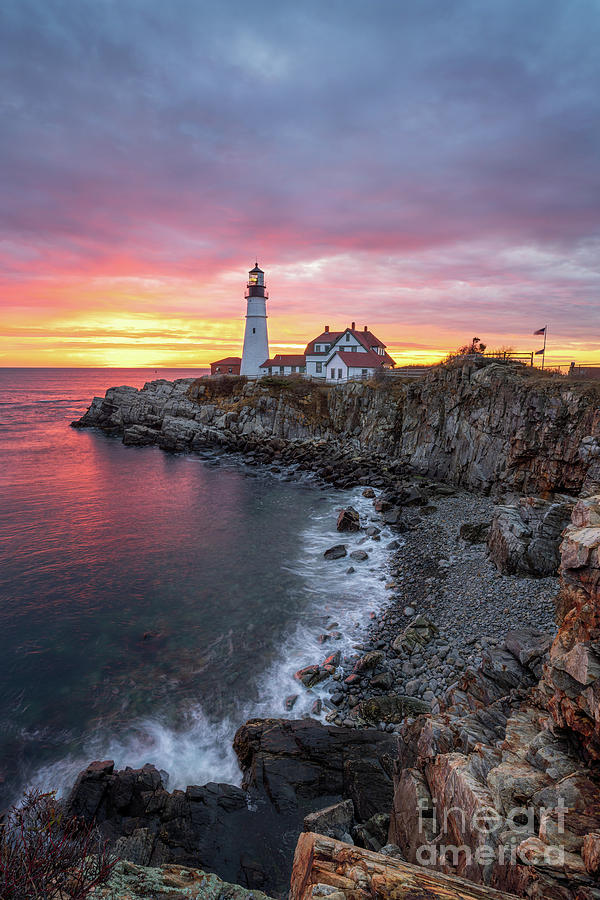 Golden Hour at Portland Head Light by Jesse MacDonald Golden Hour at Portland Head Light by Jesse MacDonald